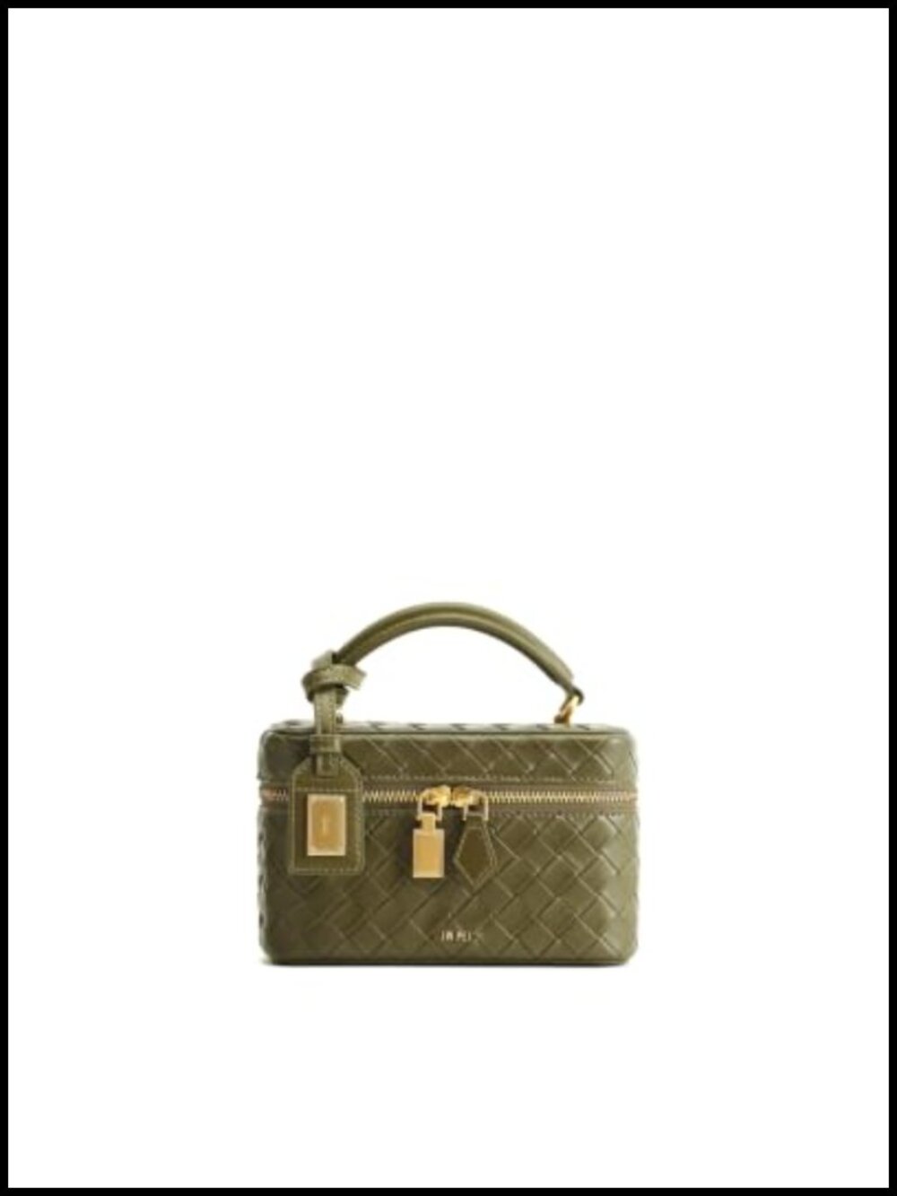Top Handle Vegan Leather Gold Hardware Satchel